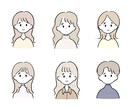 ゆるい＋シンプル♡ アイコンイラスト制作します あなた好みの ゆるかわシンプルなイラストに ᵔㅅᵔ ♡ イメージ3