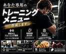 あなた専用のトレーニングメニューを作ります 格闘技歴約10年・トレーナー経験あり｜自宅・ジムどちらも対応 イメージ1