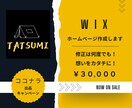 Wix 高品質・低価格でホームページ作ります 専門用語…怖い！初心者さん、いらっしゃい！ イメージ1