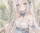 アナログタッチのふんわりしたイラスト描きます 表紙や挿絵、アイコン、プレゼント用、その他ご相談ください イメージ2