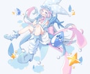 商用可！ご要望にそった可愛いイラストお描きします 1枚絵、アイコン、グッズ等、可愛いイラストお届けします！ イメージ3