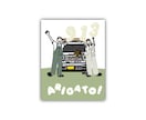 写真を元に車(&人物や動物)のイラストを描きます 愛車との思い出をイラストに。アイコンや素材作成にも イメージ4