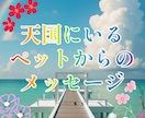 愛しいあの子の声を虹の橋から届けます 震えるほど逢いたい。あの子からの感謝と愛を魂込めて繋ぎます イメージ1