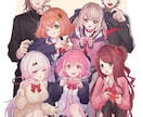 商用可◎ふんわり可愛い、かっこいいイラスト描きます SNS用・一枚絵・サムネイル・グッズ用など幅広く承ります！ イメージ10