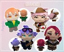 オーダーメイドでオリジナルキャラぬいぐるみ作ります お洋服のお作りもOK！骨格パーツ入りでポーズも決められる！ イメージ2