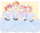 夢絵や創作キャラ等のイラストを制作します 心を込めたご対応、制作を心がけています！ イメージ6