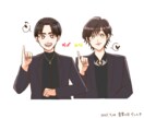 ミニキャラからシンプルめなイラストで似顔絵描きます SNSのアイコンやブログの挿絵、プレゼントにどうぞ！ イメージ4