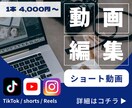 SNS縦動画｜ショート動画の編集を承ります ジャンル問わず、雰囲気・目的に合わせて丁寧に仕上げます イメージ1
