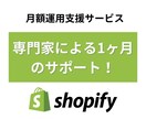 Shopifyサイト月額で運用支援します Shopify専門家が貴社に寄り添ってサポートします！ イメージ1