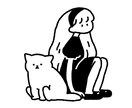 目が点ver.シンプルアイコン描きます シンプルでちょっとおしゃれなアイコンです イメージ4