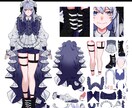 一際目を引く美しい絵柄でVtuber作ります 全工程制作可能♪高クオリティデザイン重視で徹底サポート！ イメージ3