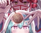 アニメ配色と厚塗りで重厚感のあるイラストを描きます 可愛いからかっこいいまで一つ一つ丁寧にイラスト制作します！ イメージ4
