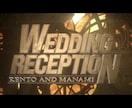 ハリウッド映画予告風の結婚式オープニング作ります 映画館さながらの大迫力の映像で披露宴の幕開けを演出します！ イメージ2