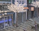 カラーの一枚絵作成します キャラクター＋背景のデジタルイラスト イメージ4