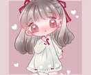 かわいい♡ちびキャラアイコン描きます ♡ガーリーな雰囲気のデフォルメイラスト♡ 版権可 イメージ1