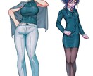TS依頼大歓迎・商用利用可！イラストお描きします モノクロまたはフルカラーで一枚絵や立ち絵を制作いたします イメージ7