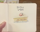 最短2日/メニューやSNS用食べ物イラスト描きます 水彩色鉛筆・パステル・線画の3つのテイストから選択できます イメージ3