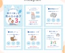 元保育士が伝わるInstagramを投稿します 見やすい！読み進めたくなる！デザインを丁寧に制作いたします！ イメージ3