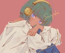 歌ってみたやアイコンに！女の子イラストを制作します 世界観重視のおしゃれなイラスト｜修正2回まで◎ イメージ1