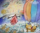 商用OK！絵本風かわいいイラスト制作します アイコン、挿絵、ヘッダー、名刺などなど幅広く対応します！ イメージ4