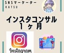 1ヶ月間インスタ運用のコンサルします ココナラでの実績作りのため”先着10名”格安でやります！ イメージ1