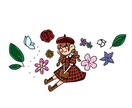 優しいタッチのイラスト描きます 優しいタッチで可愛い鉛筆のような可愛いキャラクター イメージ1