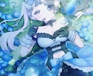 可愛くて暖かいイラストかきます 可愛くてキラキラしてる女の子のイラストを作成します♪ イメージ10