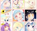 可愛い女の子のイラスト描きます ＊アイコン、動画、表紙や挿絵等で使いたい方にオススメ！ イメージ2