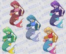 フリーゲームに使えるモンスターの立ち絵を売ります シンプルでゲームでの使いやすさを重視した立ち絵です イメージ3