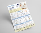 読みやすく、伝わる効果的なチラシ作成します 情報整理からサポート◎ 来店・お問合わせにつながるチラシ制作 イメージ6