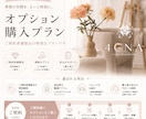 ご契約者様限定！　オプション購入プランとなります ご契約者様限定のオプション購入プランです イメージ1