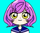 SNS等のアイコンに！かわいいアイコン描きます シンプルな線のかわいいアイコン描きます！ イメージ1