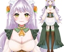 Live2Dモデル制作いたします 商用利用込み/修正無制限/キャラデザ～パーツ分けまで可能！ イメージ2
