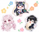 細部まで可愛く仕上げるミニキャラ制作します グッズ・SNS・配信・似顔絵など幅広く対応◎ イメージ4