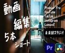 高クオリティ＊ショート動画「5本編集」します /TikTok・Instagram等ビジネス向けの方へ イメージ1