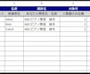 GASで月謝や振替の案内メールを一括送信します 月謝催促の負担を低減！名前・金額・振替日を自動で差し込みます イメージ3