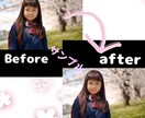 人物写真をレタッチ、メイクアップします イメチェンしたい方、子供さんなどにおススメ！ イメージ4