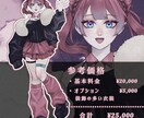 IRIAM配信用立ち絵作成いたします 商用利用料込み！ケモノや人外立ち絵も対応◎ イメージ4