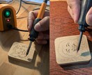 アナタの似顔絵★木ーホルダーにします 自分用、プチお祝い、プチプレゼントにピッタリです！ イメージ9