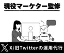 現役マーケターX:旧Twitter運用代行します 現役ならではの圧倒的な信頼感をお届け！データ分析まで可⭕️ イメージ1