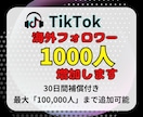 TikTokフォロワー増やします 一気に人気者！フォロワー数UPで未来を掴む♪ イメージ1