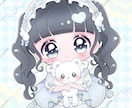 ゆめかわ♡ミニキャライラスト制作します 使いやすい可愛いファンシーなSDキャライラストを制作します！ イメージ2
