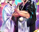 速筆！！お好みのタッチで結婚式イラスト制作します ウェルカムボードに最適！どんな絵柄でも！和装・ドレスなど！ イメージ2