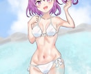 イラスト作成、アイコン、立ち絵、一枚絵を描きます 女の子キャラを描きます。バストアップから全身まで イメージ4