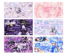 Vtuber様のチャンネルアート画像を作成します キラキラゴテ盛りデザインが得意です！ イメージ1