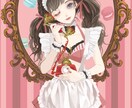 ガーリーなアイコン・一枚絵を格安で！描きます 「他と被らない」オリジナルのイラストをお求めの方へ！ イメージ2