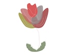 ロゴ・名刺・カードなどに使えるイラスト描きます 世界に1つしかない花のイラストを様々な用途で！！ イメージ6