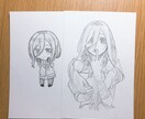 鉛筆画で好きなキャラクターを描きます 鉛筆画で描かれた手書きイラスト、1枚どうですか？ イメージ5