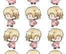 動くドット絵アバターを制作いたします ピクスクで使用できる動くドット絵アバターを制作いたします！ イメージ2