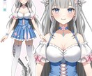 Vtuberの立ち絵を制作をします Vtuberのキャラクターデザイン(パーツ分け込み) イメージ1